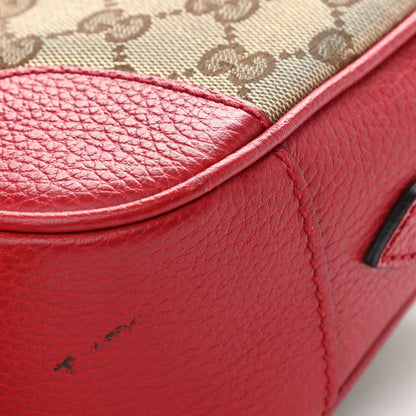 Gucci Monogram Mini Bree Messenger Bag Red 11 of 14