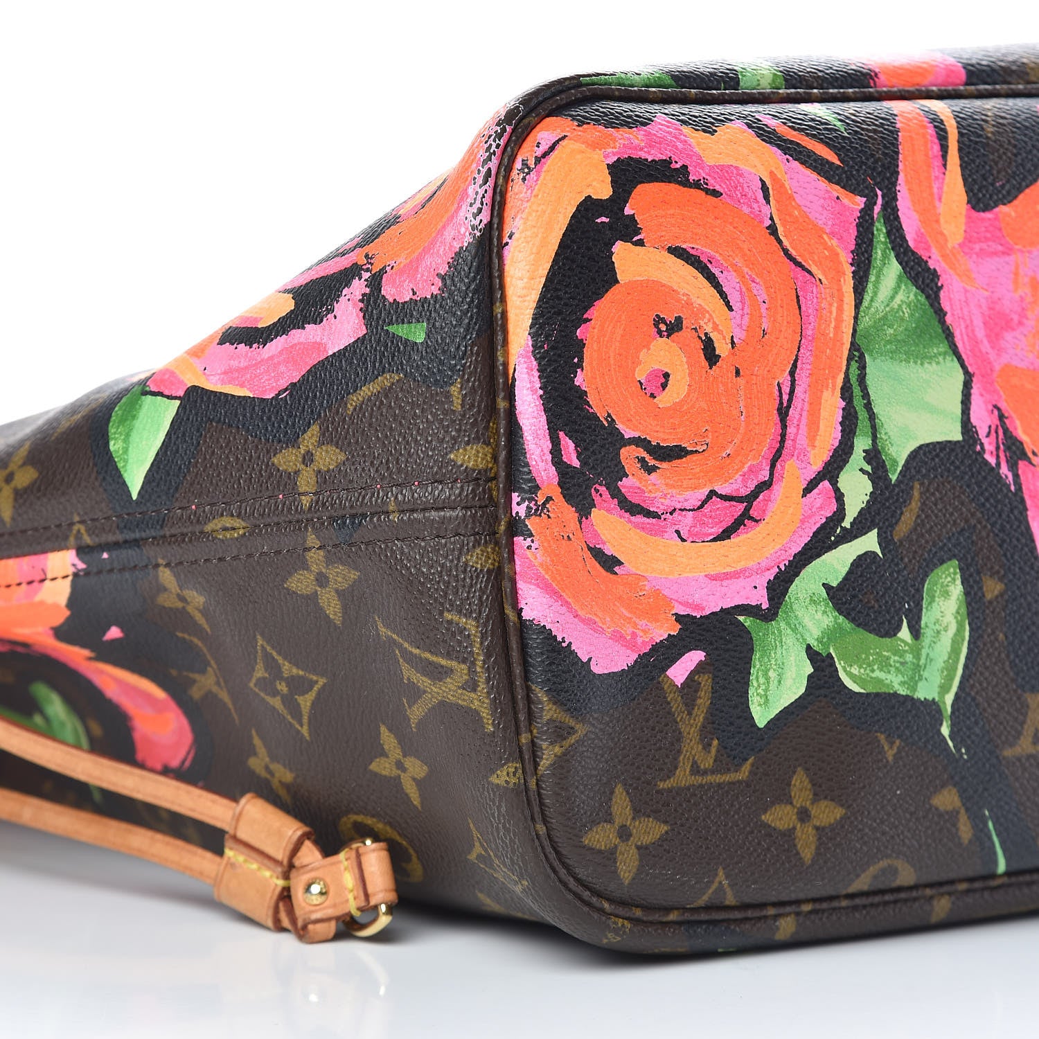 Louis Vuitton Monogram Roses Neverfull MM 5 of 12