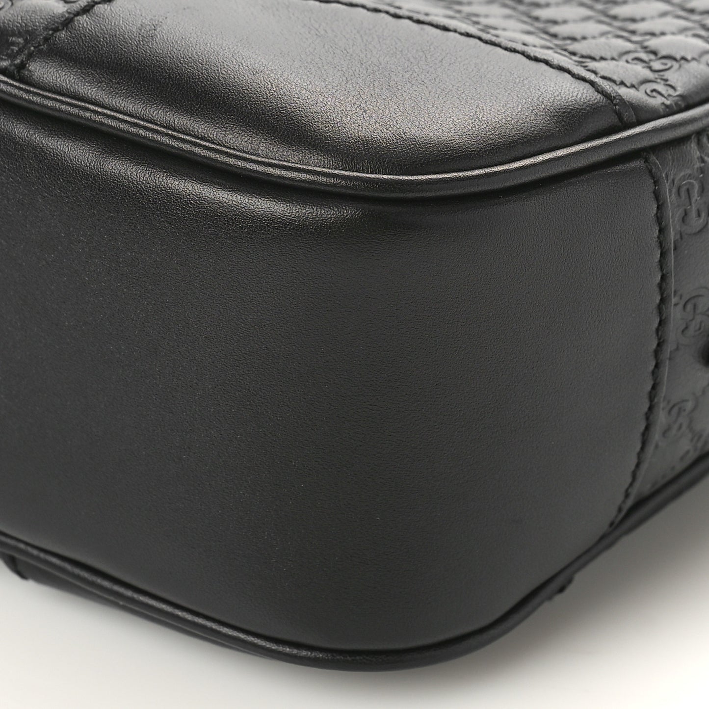 Microguccissima Mini Bree Messenger Bag Black