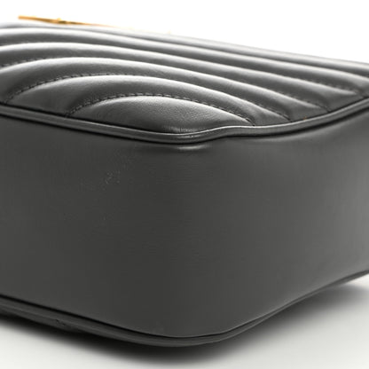 Saint Laurent Calfskin Matelasse Monogram Lou Camera Bag Greyish Brown 10 of 10