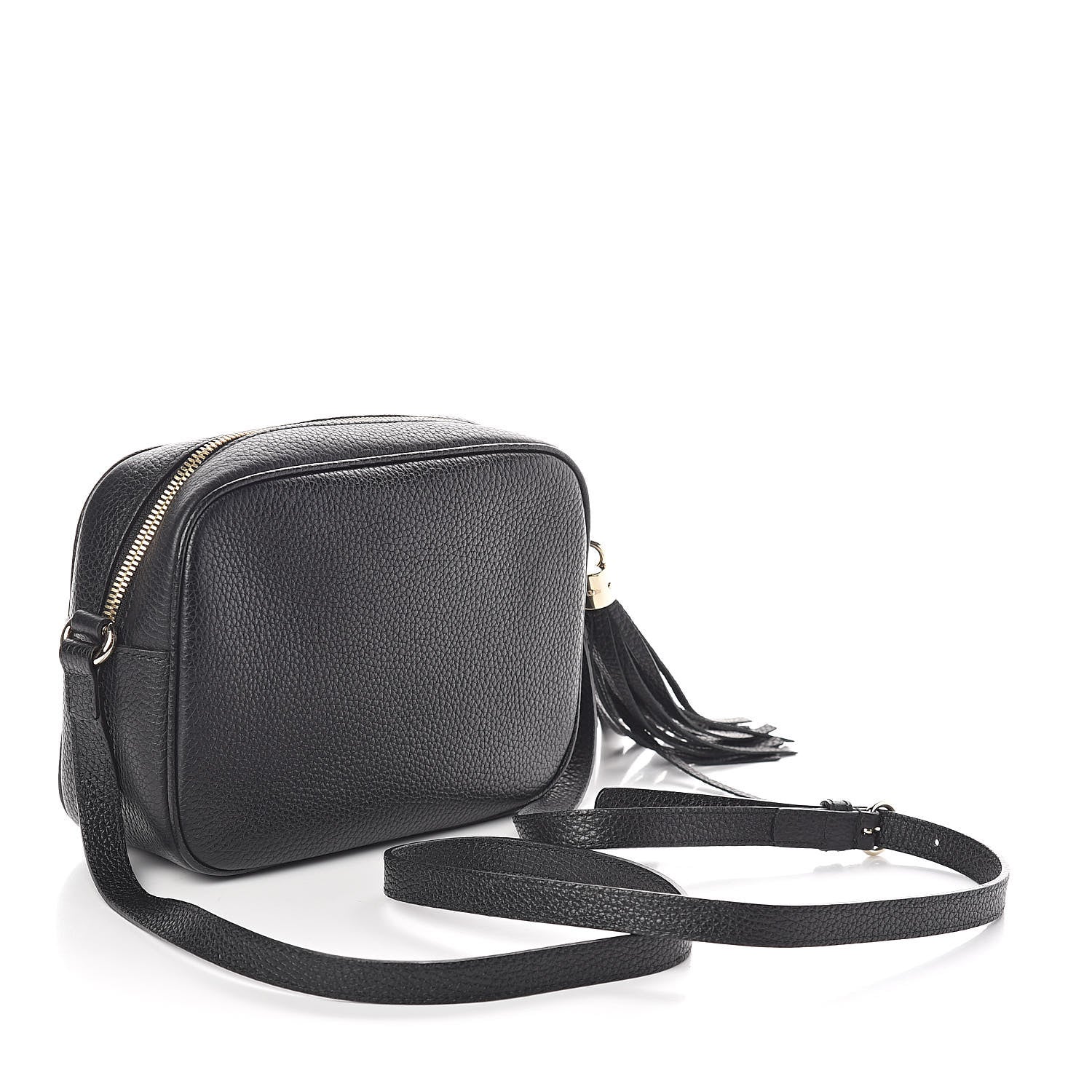 Gucci Pebbled Calfskin Small Soho Disco Bag Black 3 of 9