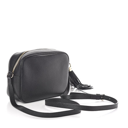 Gucci Pebbled Calfskin Small Soho Disco Bag Black 3 of 9
