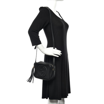 Gucci Pebbled Calfskin Small Soho Disco Bag Black 2 of 10