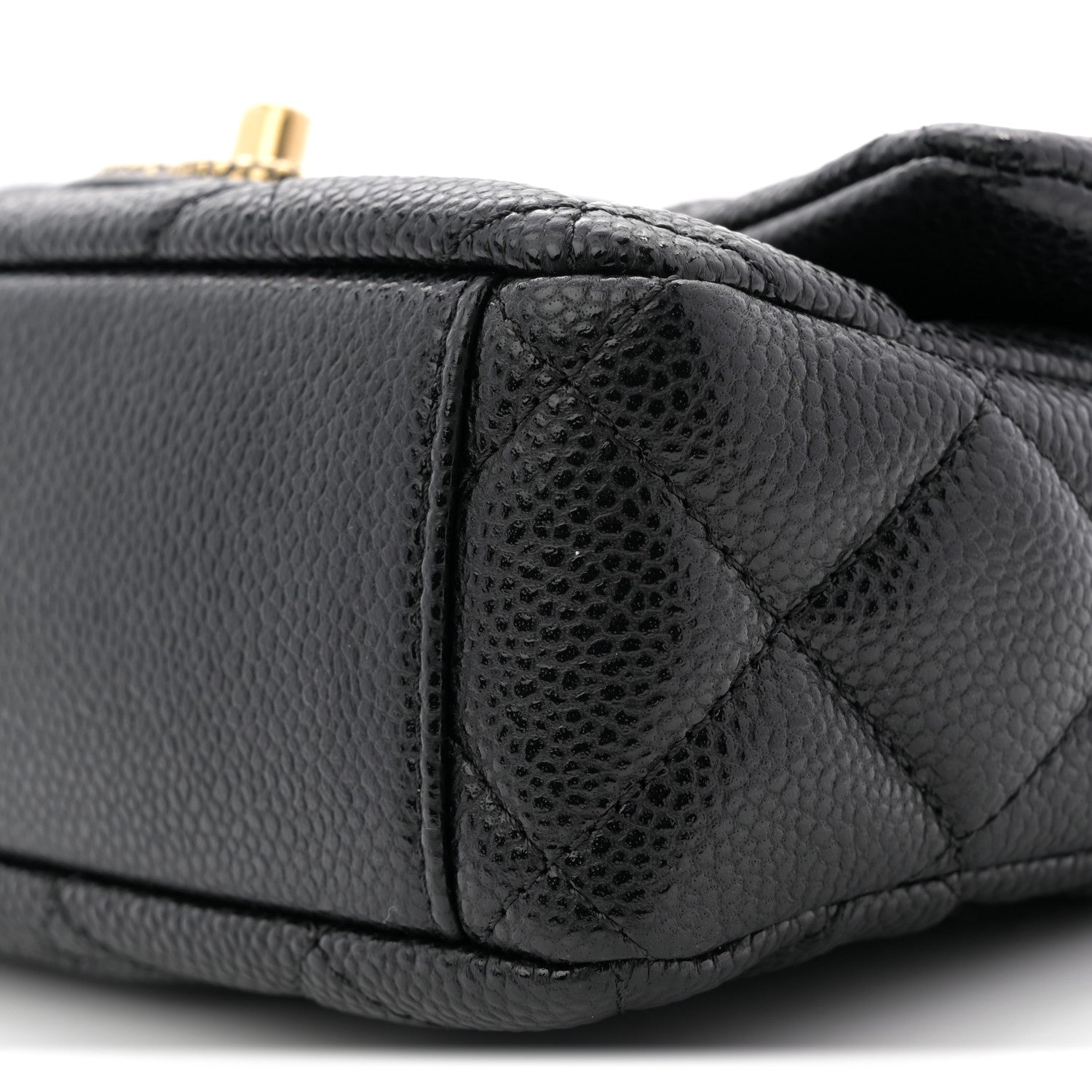 Chanel Grained Lambskin Quilted Mini Flap Black 10 of 11