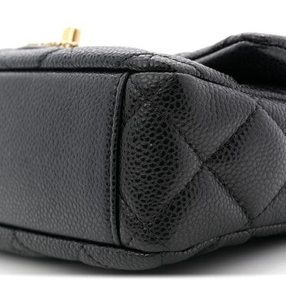Chanel Grained Lambskin Quilted Mini Flap Black 10 of 11