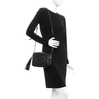 Gucci Pebbled Calfskin Small Soho Disco Bag Black 2 of 7