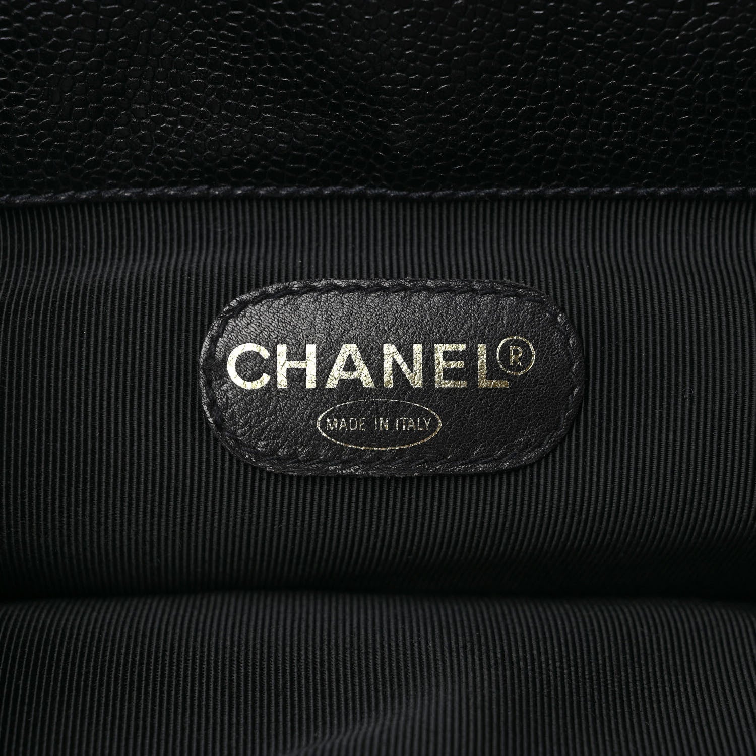 Chanel Caviar CC Backpack Black 5 of 8