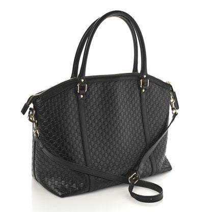 Gucci Soft Microguccissima Dome Satchel Black 2 of 10