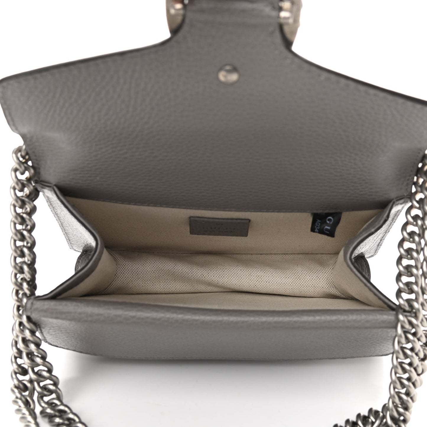 Calfskin Mini Dionysus Shoulder Bag Dusty Grey