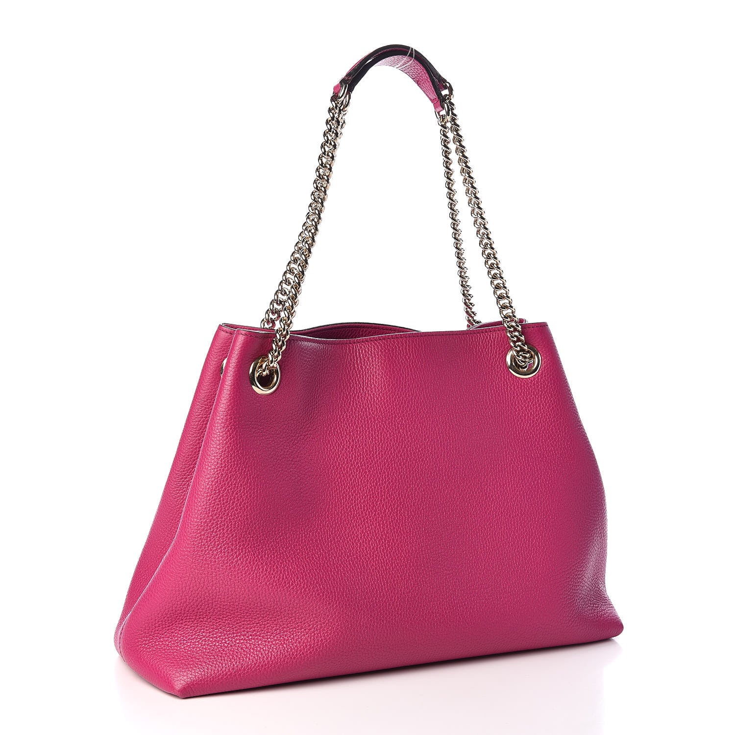 Gucci Cellarius Calfskin Medium Soho Chain Shoulder Bag Bright Bouganville 3 of 13