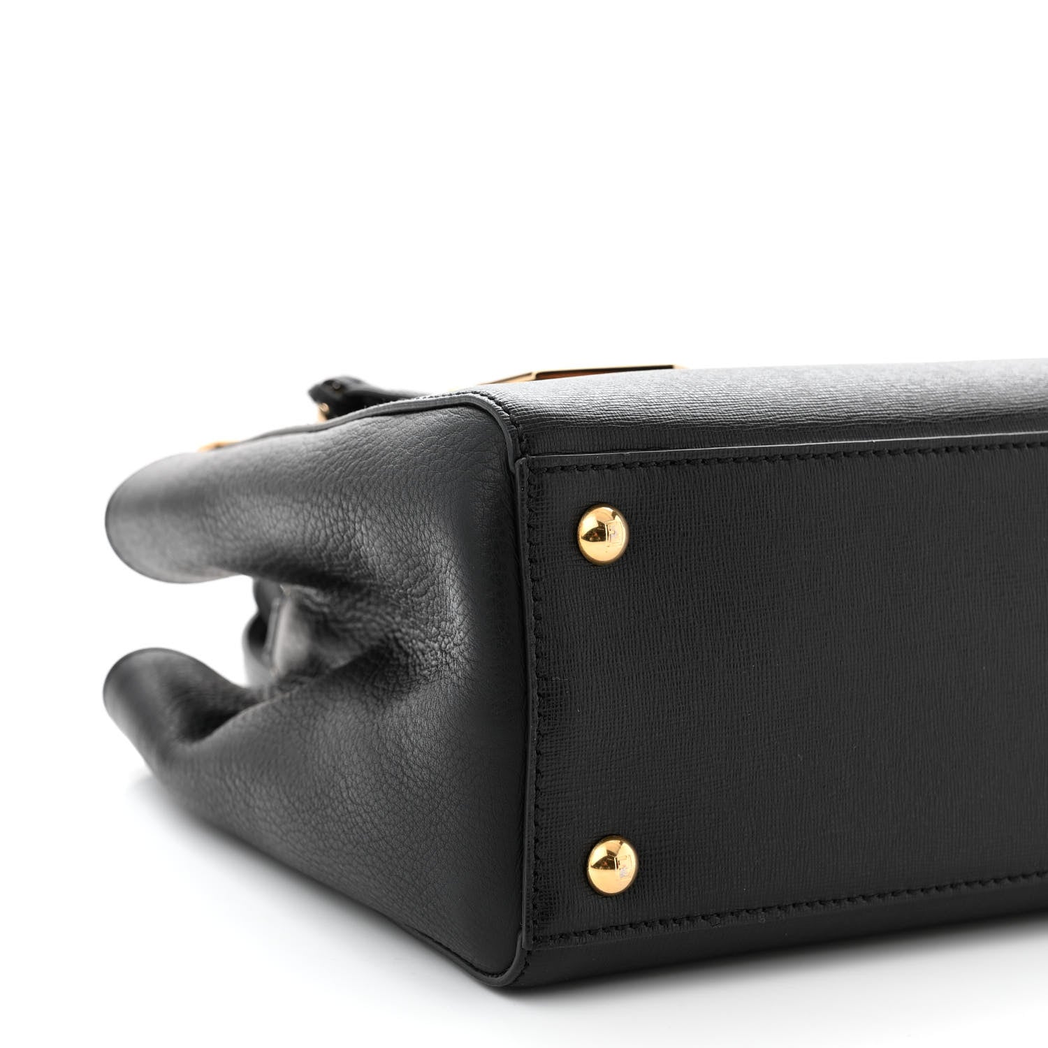 Fendi Vitello Elite Petite 2Jours Tote Black 8 of 11