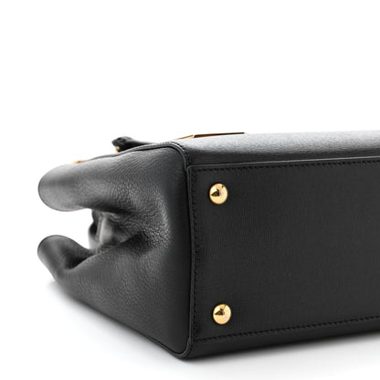 Fendi Vitello Elite Petite 2Jours Tote Black 8 of 11