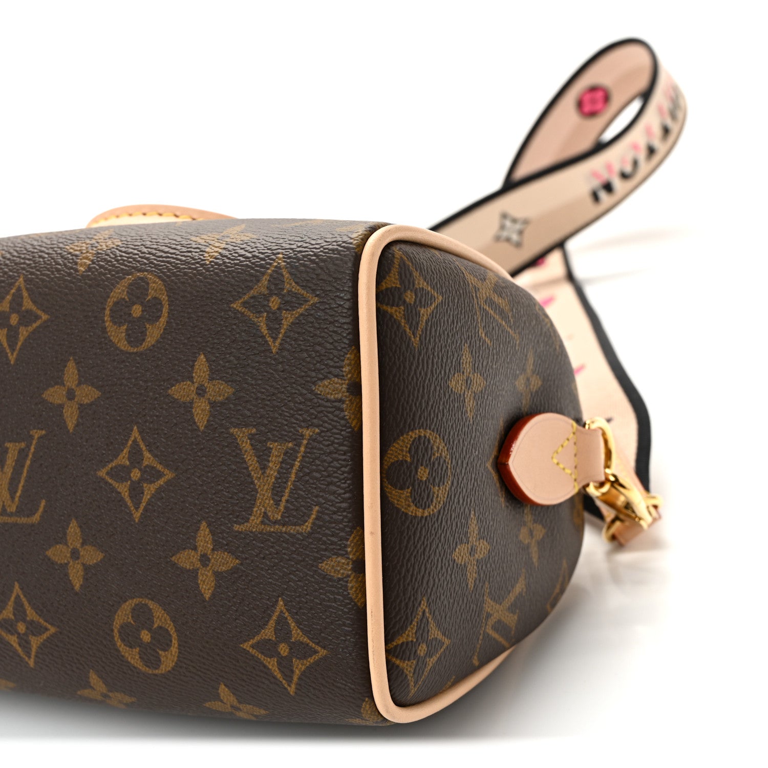 Louis Vuitton Monogram Speedy Bandouliere 20 Black 9 of 9
