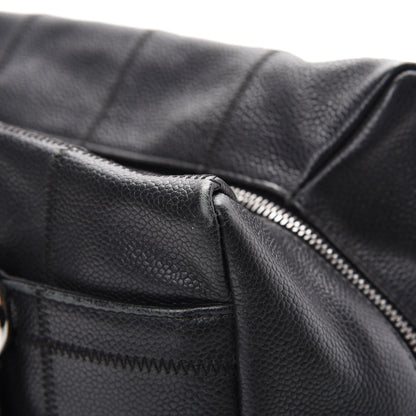 Chanel Caviar Square Stitched Bowler Black 13 of 15