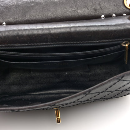 Chanel Calfskin Stitched Medium Vintage Single Flap Dark Brown 5 of 10
