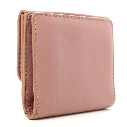 Chloe Grained Calfskin Marcie Square Wallet Anemone Pink 2 of 4