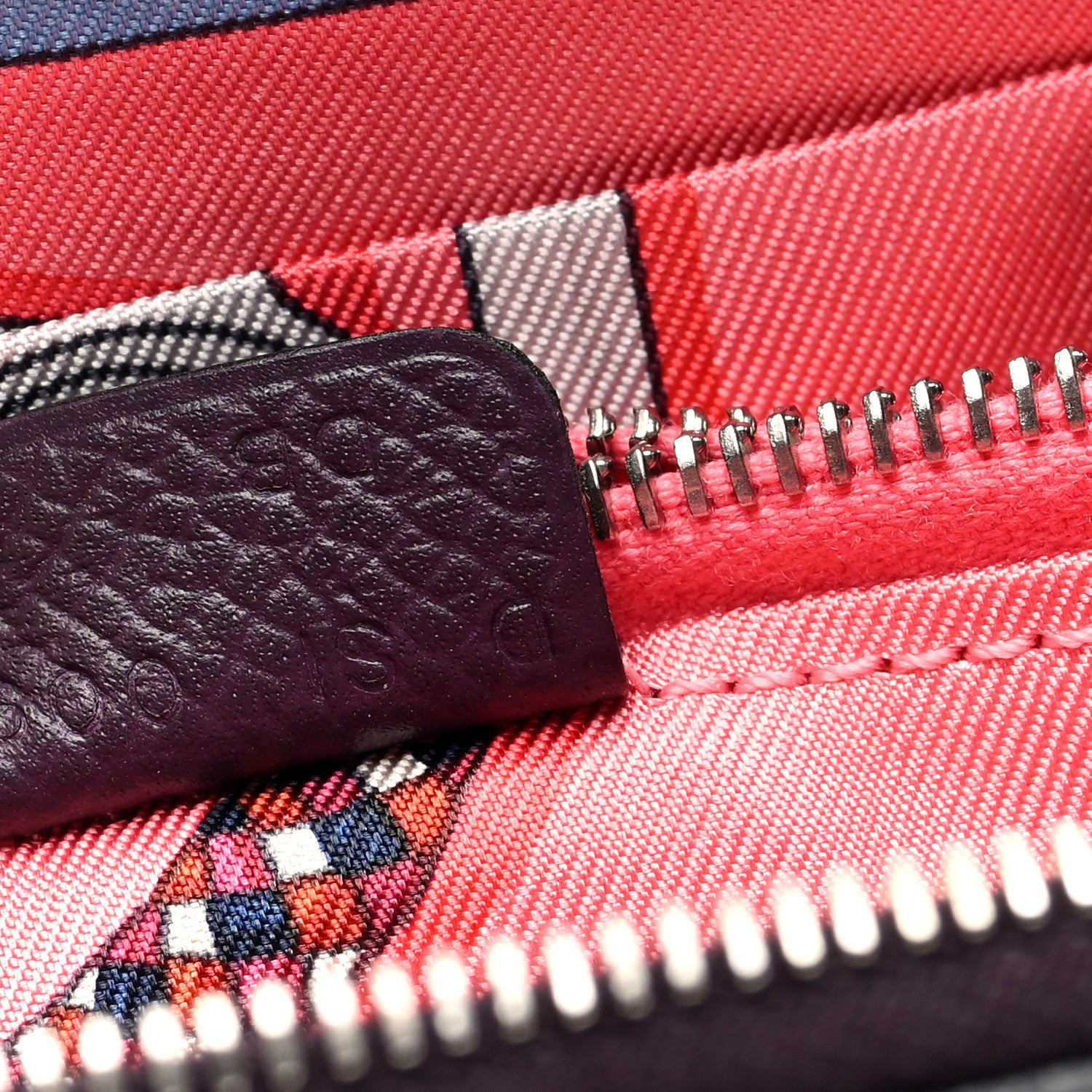 Hermes Epsom Silk'In Compact Wallet Raisin 7 of 8