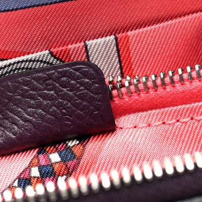 Hermes Epsom Silk'In Compact Wallet Raisin 7 of 8