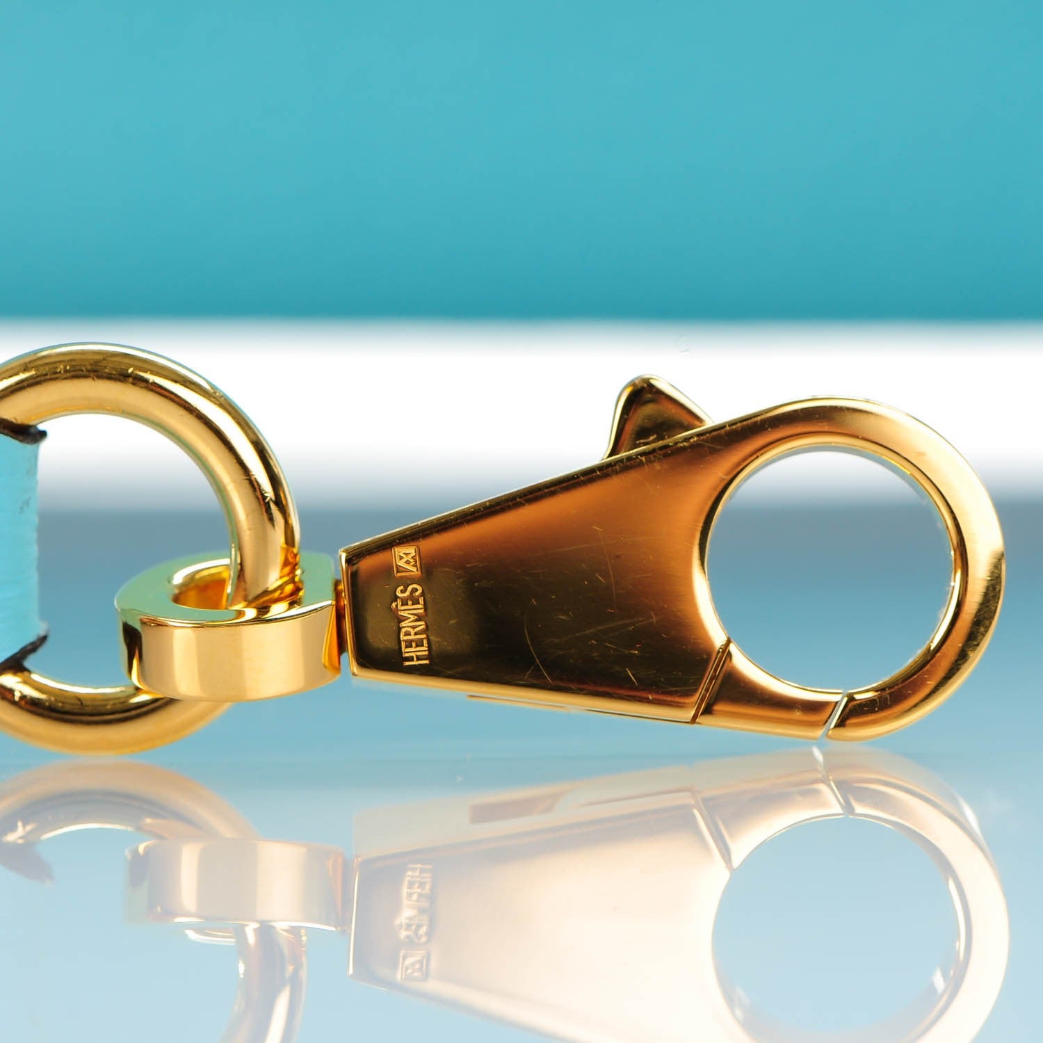Hermes Togo Kelly Retourne 32 Bleu Atoll 18 of 25