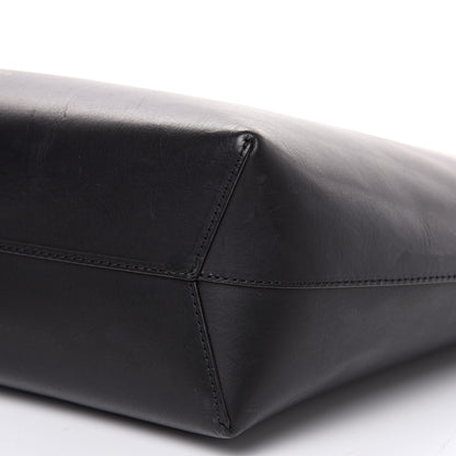 Mansur Gavriel Calfskin Small Shopping Tote Black Flamma 9 of 15