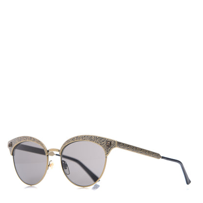 Gucci Metal Tiger GG0220S Sunglasses Antique Gold 1 of 8