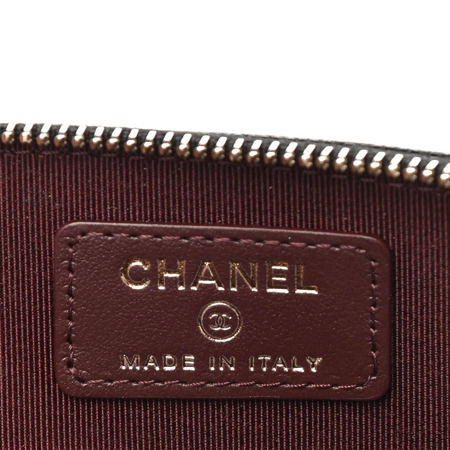 Chanel Caviar Quilted Zip Card Holder Wallet Black 6 of 11