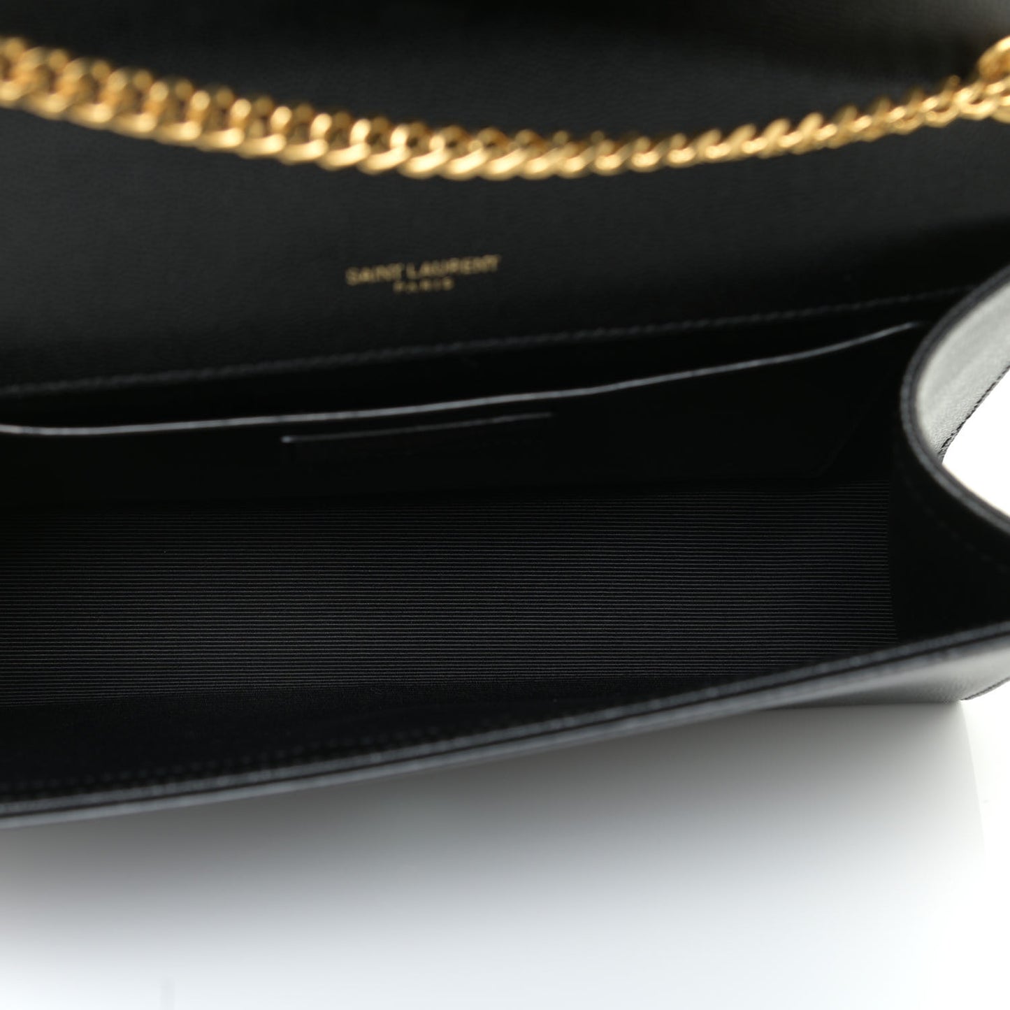 Grain De Poudre Medium Classic Monogram Kate Satchel Black