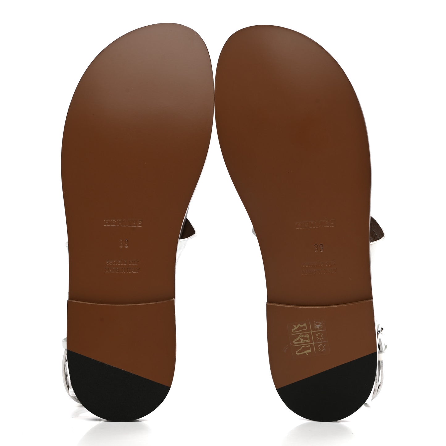 Calfskin Sandals 39 White
