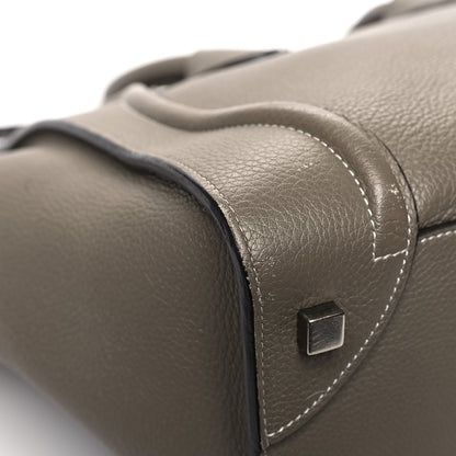 Celine Drummed Calfskin Mini Luggage Souris 11 of 16