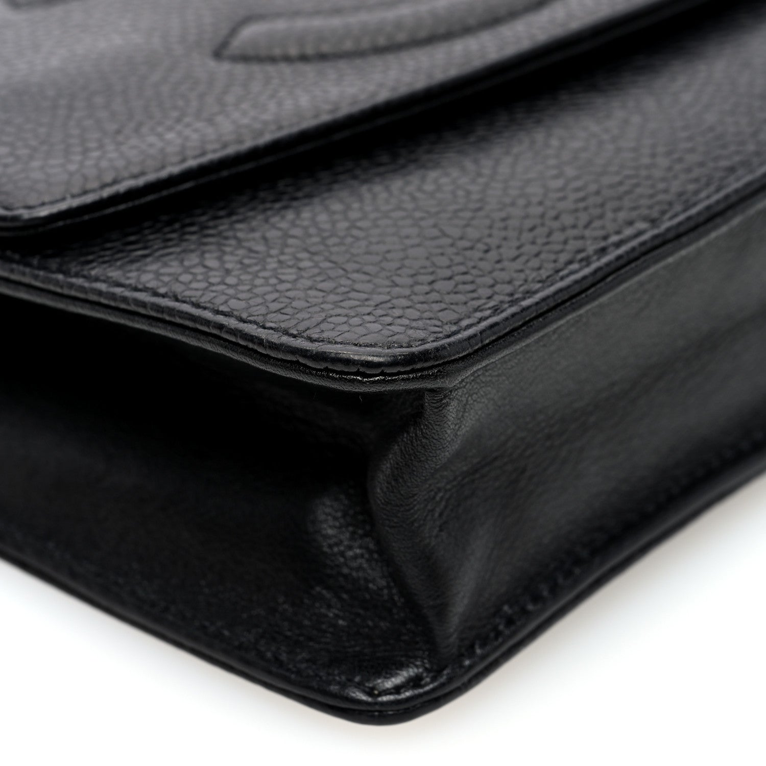 Chanel Caviar Timeless CC Wallet on Chain WOC Black 9 of 10
