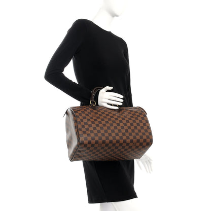Louis Vuitton Damier Ebene Speedy 35 2 of 14