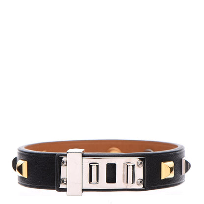 Hermes Swift Mini Dog Clous Carres Bracelet T2 Black 3 of 8