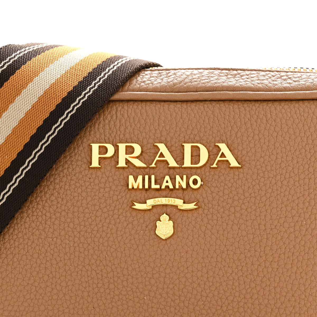 Prada Vitello Phenix Camera Bag Caramel 7 of 9