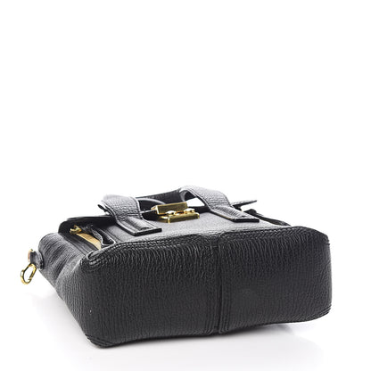 3.1 Phillip Lim 3.1 Textured Calfskin Mini Pashli Satchel Black 4 of 15