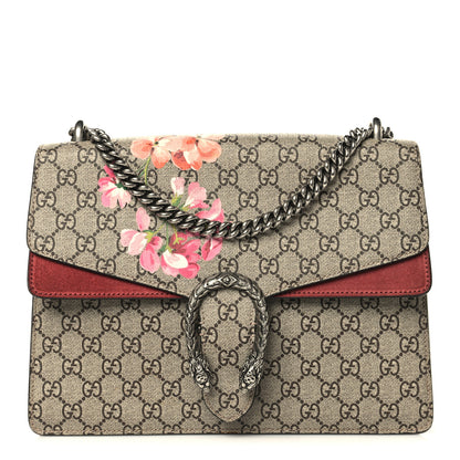 Gucci GG Supreme Monogram Blooms Medium Dionysus Shoulder Bag Beige Multicolor Dry Rose 1 of 10