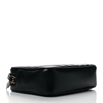 Saint Laurent Calfskin Matelasse Monogram Lou Camera Bag Black 4 of 10