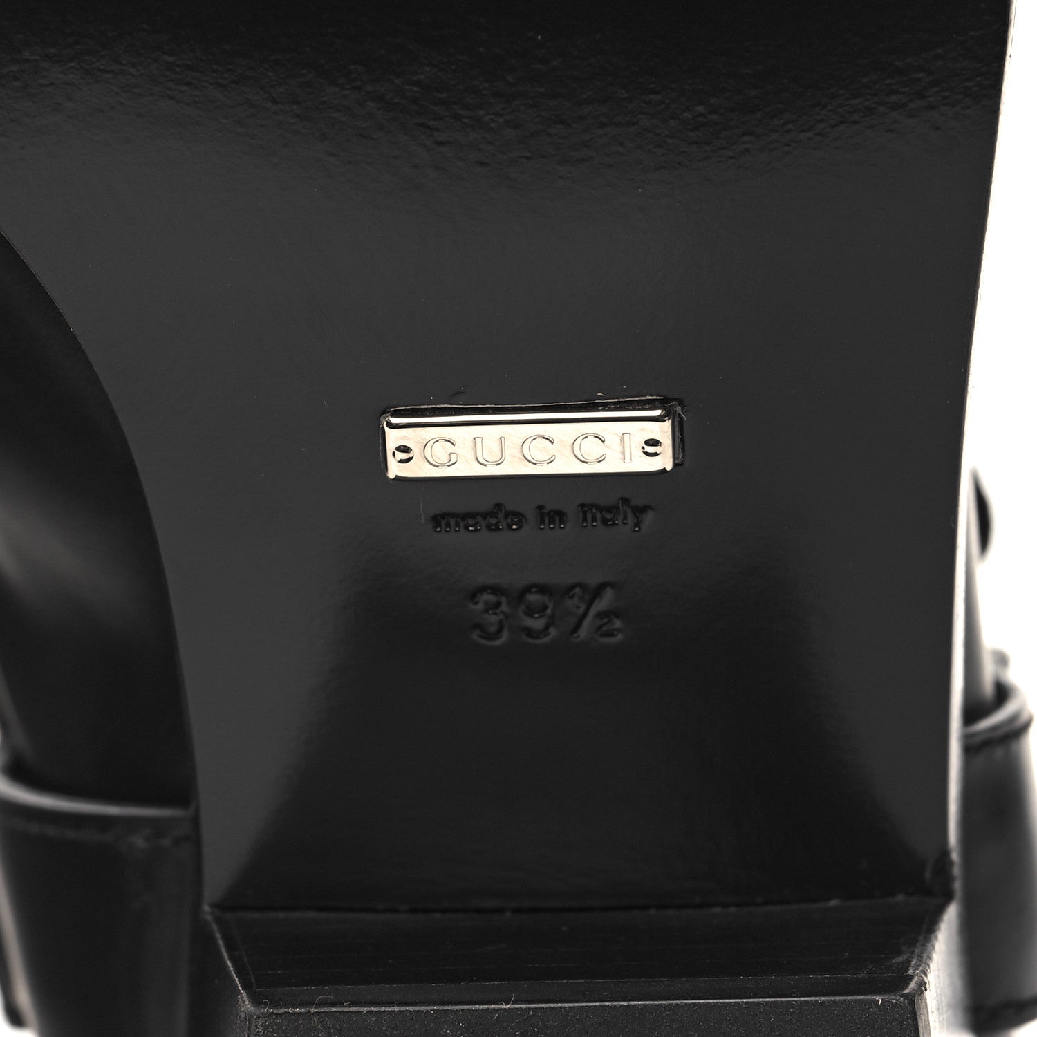 Gucci Lifford Calfskin Opal Over The Knee Boots 39.5 Black 7 of 7