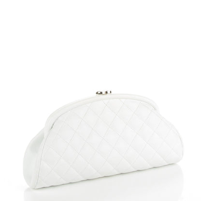Chanel Caviar Quilted Timeless Clutch White 3 of 7