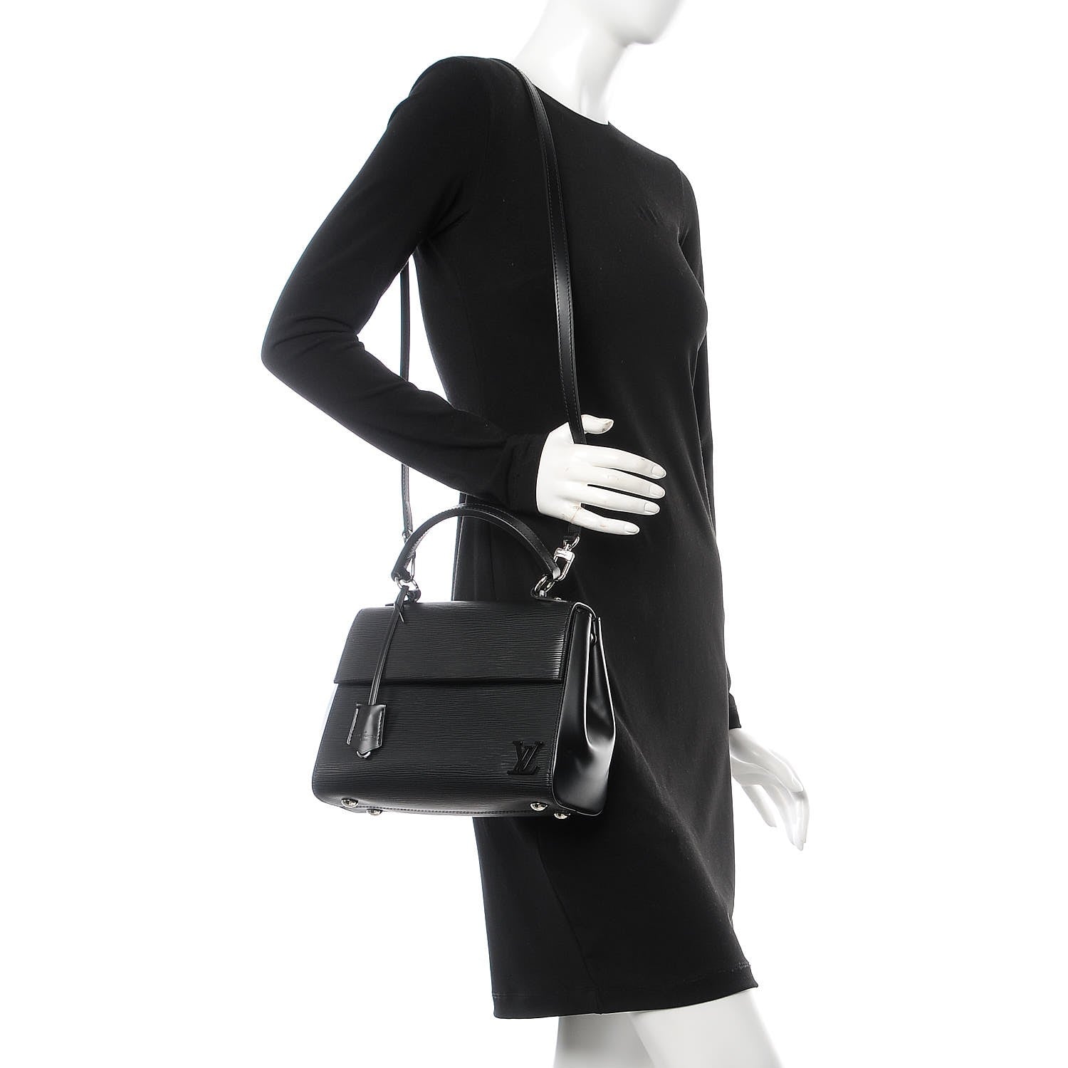 Louis Vuitton Epi Cluny BB Black 2 of 9