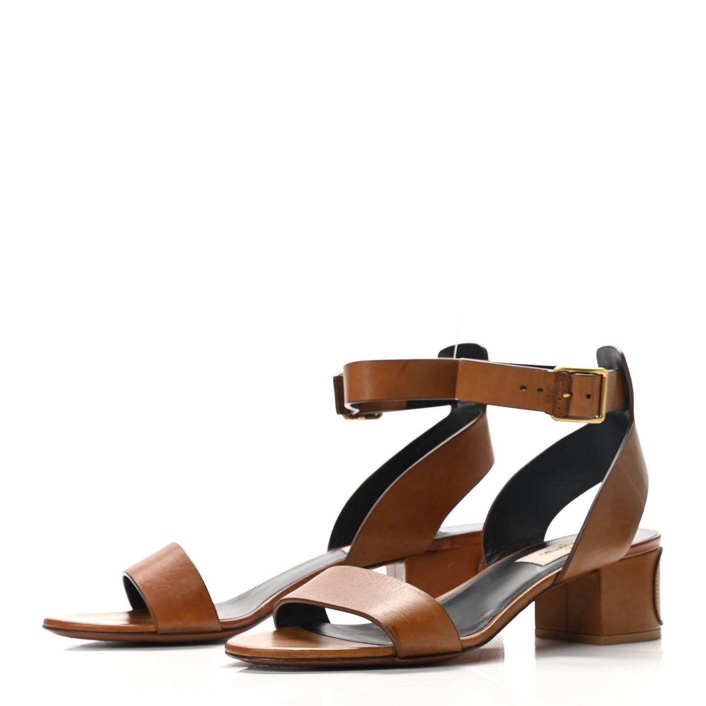 Calfskin VLogo 45mm Sandals 37 Cuoio