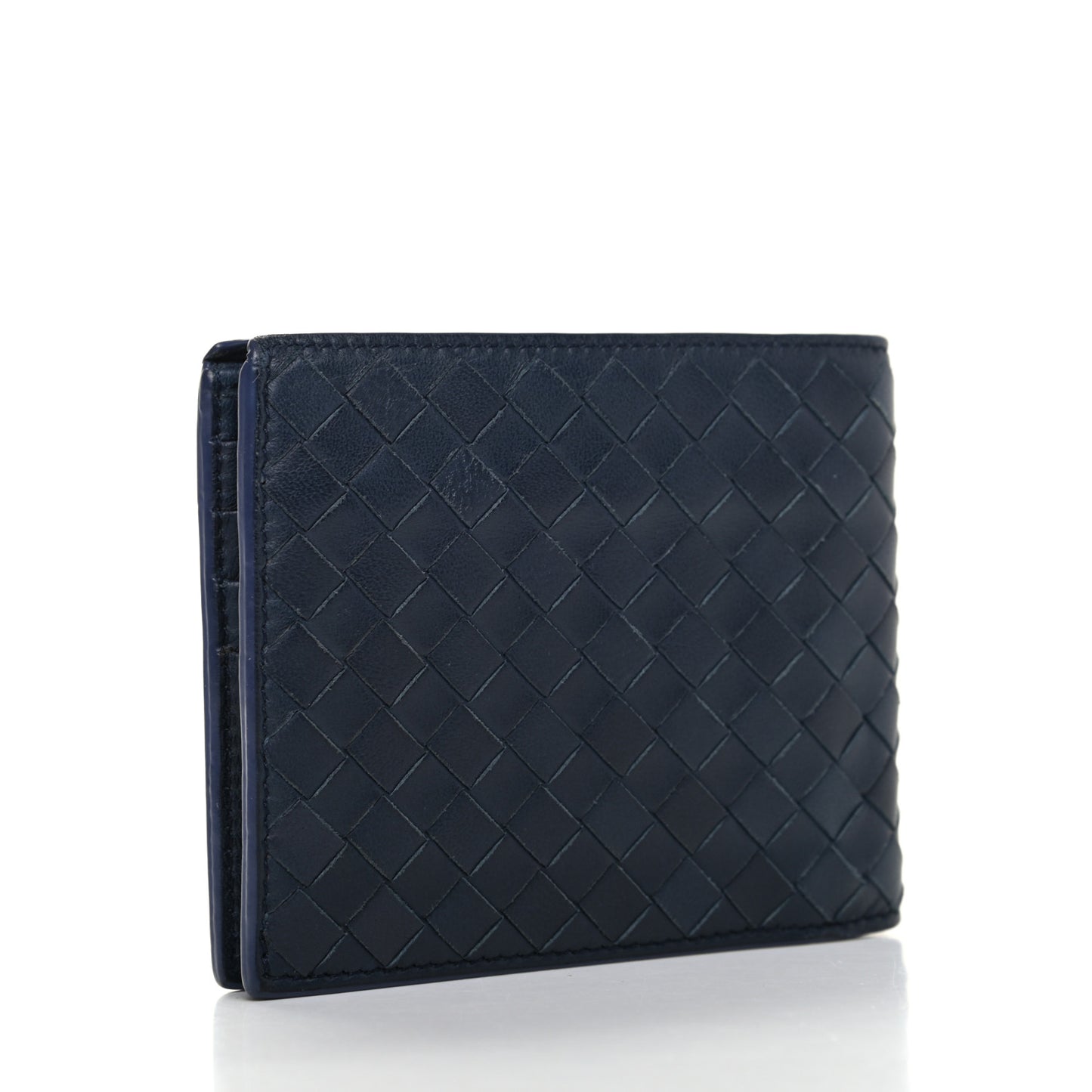 Nappa Intrecciato Bi-Fold Wallet Light Tourmaline