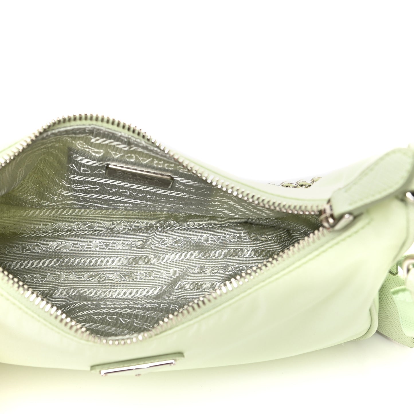 Re-Nylon Saffiano Re-Edition 2005 Shoulder Bag Acqua