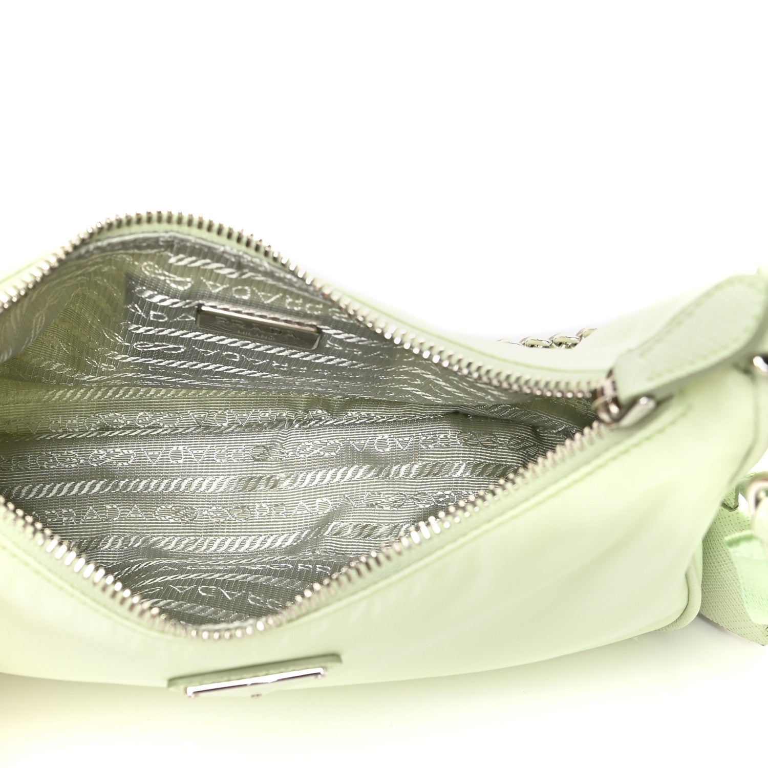 Prada Re-Nylon Saffiano Re-Edition 2005 Shoulder Bag Acqua 5 of 10