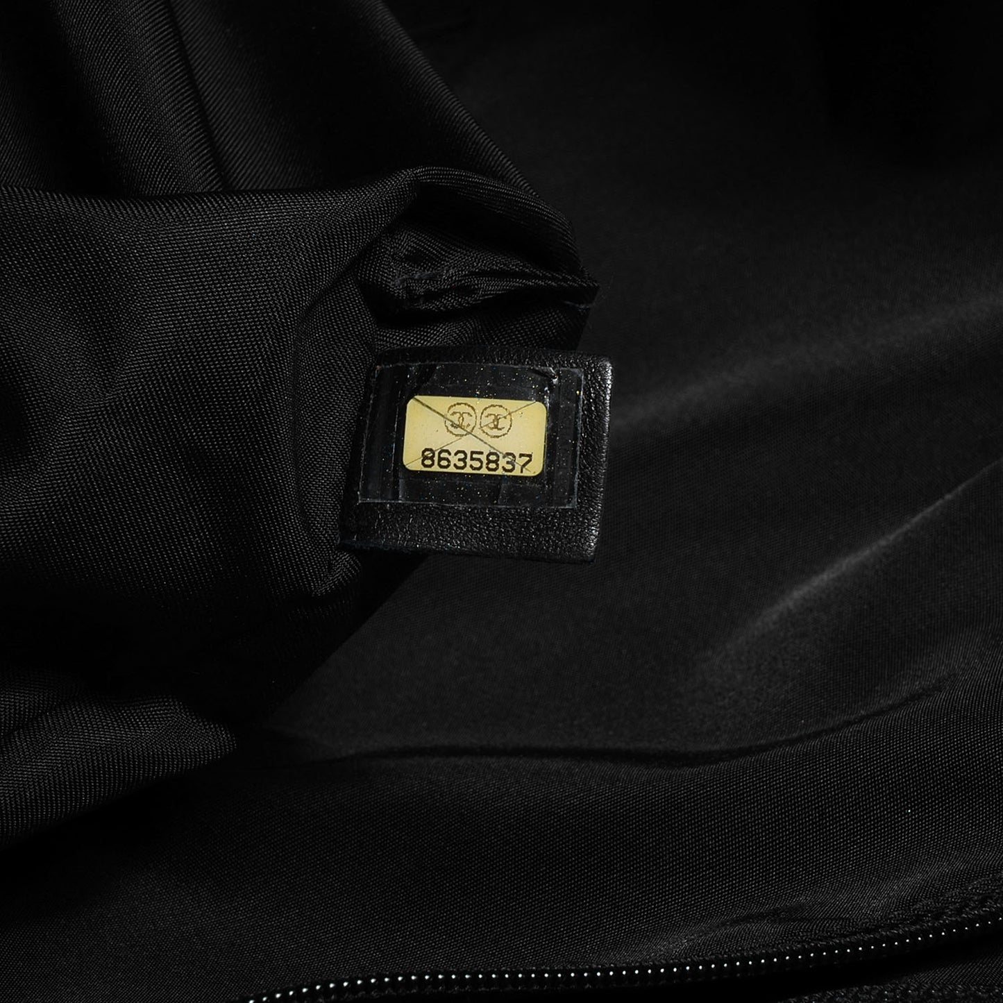 Nylon Large Travel Tote Black