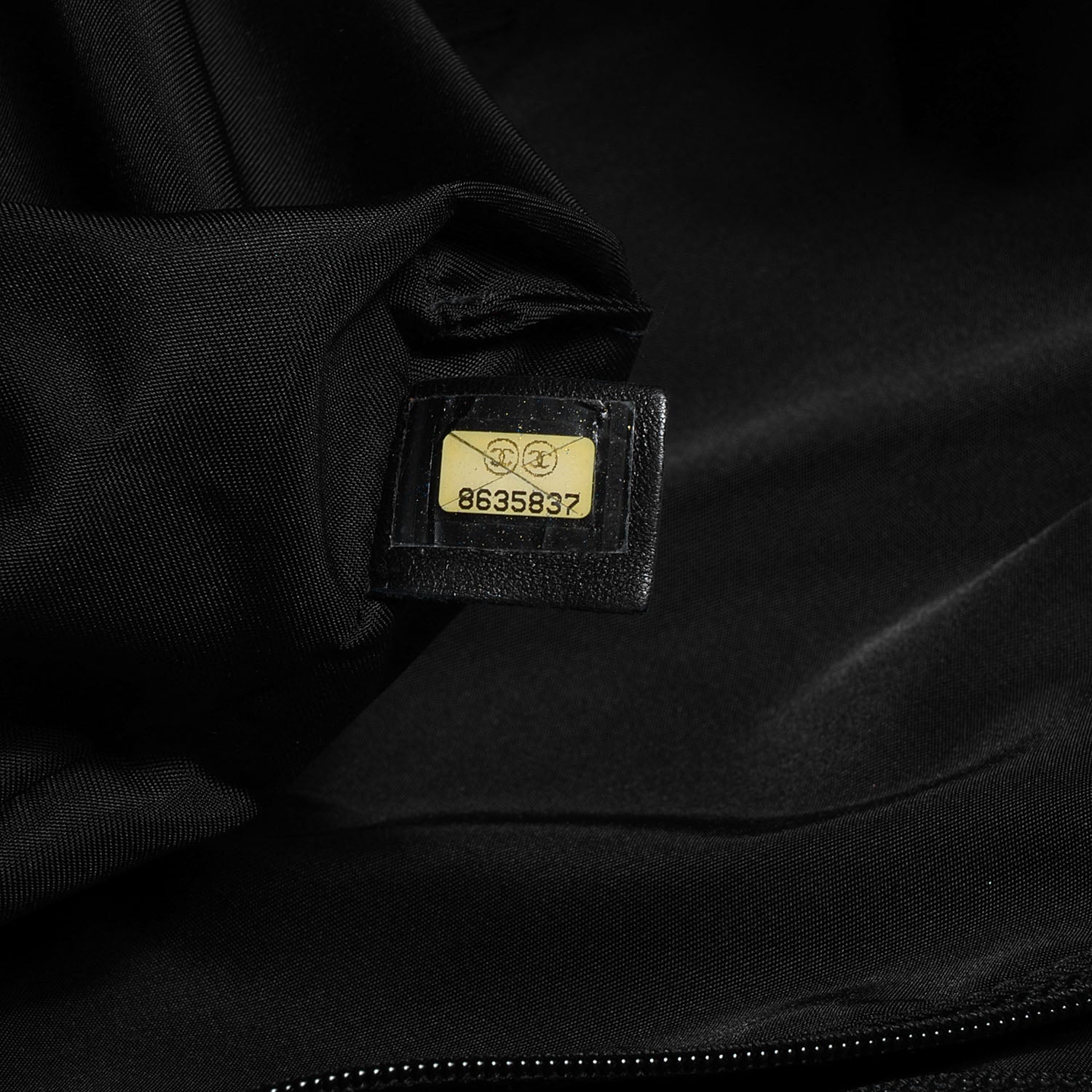 Chanel Nylon Large Travel Tote Black 7 of 8