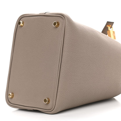 Hermes Taurillon Maurice Picotin Lock 18 PM Gris Asphalte 10 of 11