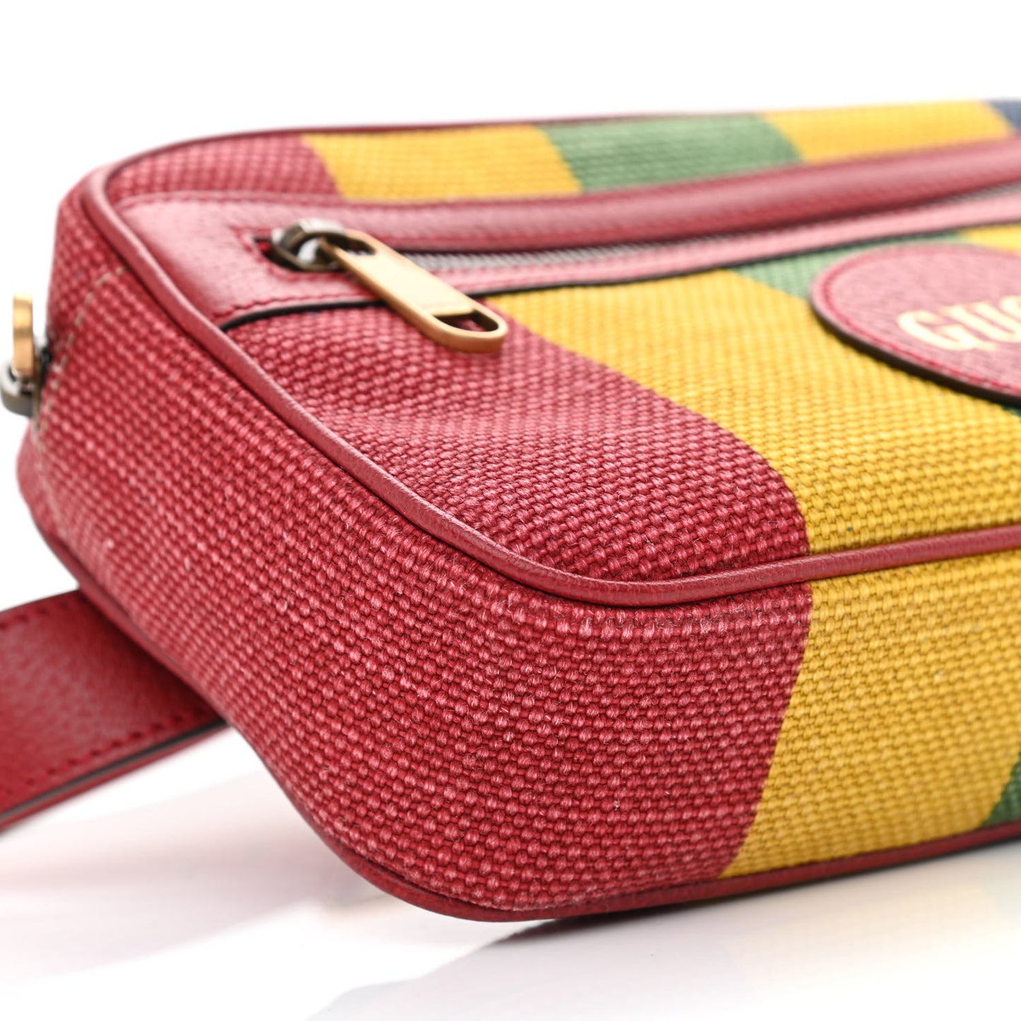 Canvas Marley Stripe Script Logo Gucci 100 Belt Bag 80 32 Multicolor