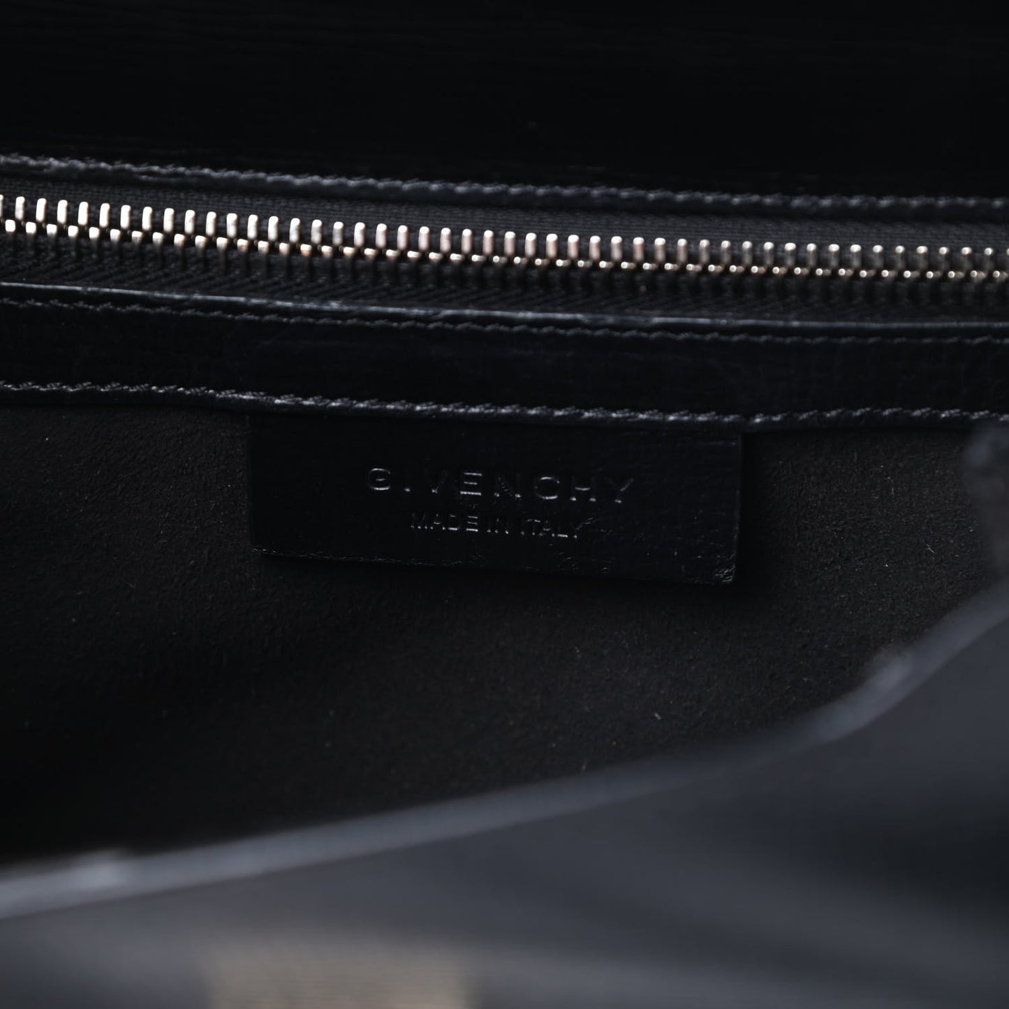 Textured Calfskin Mini Pandora Box Crossbody Bag Black