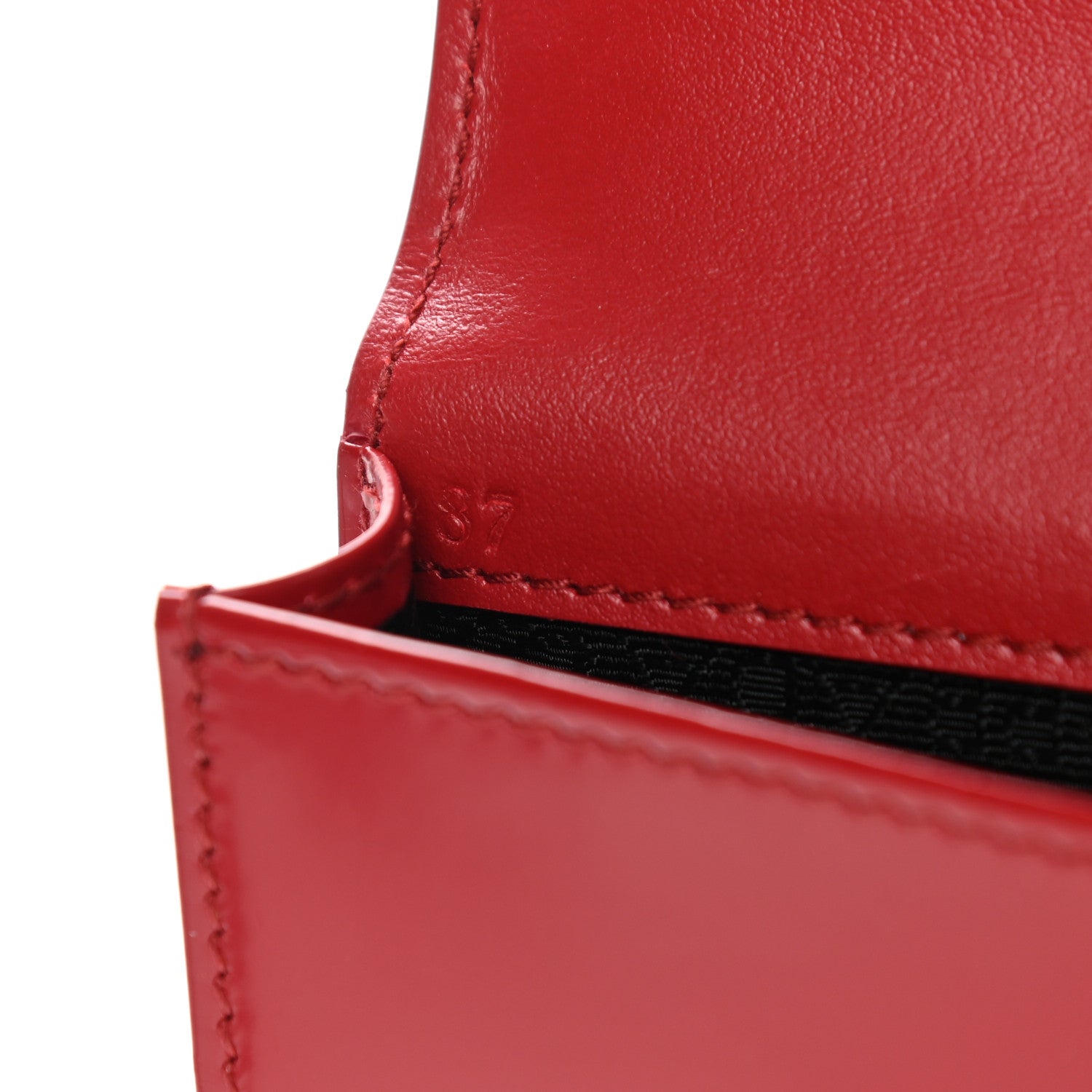 Prada Spazzolato Playing With Cards Case Scarlatto 8 of 9