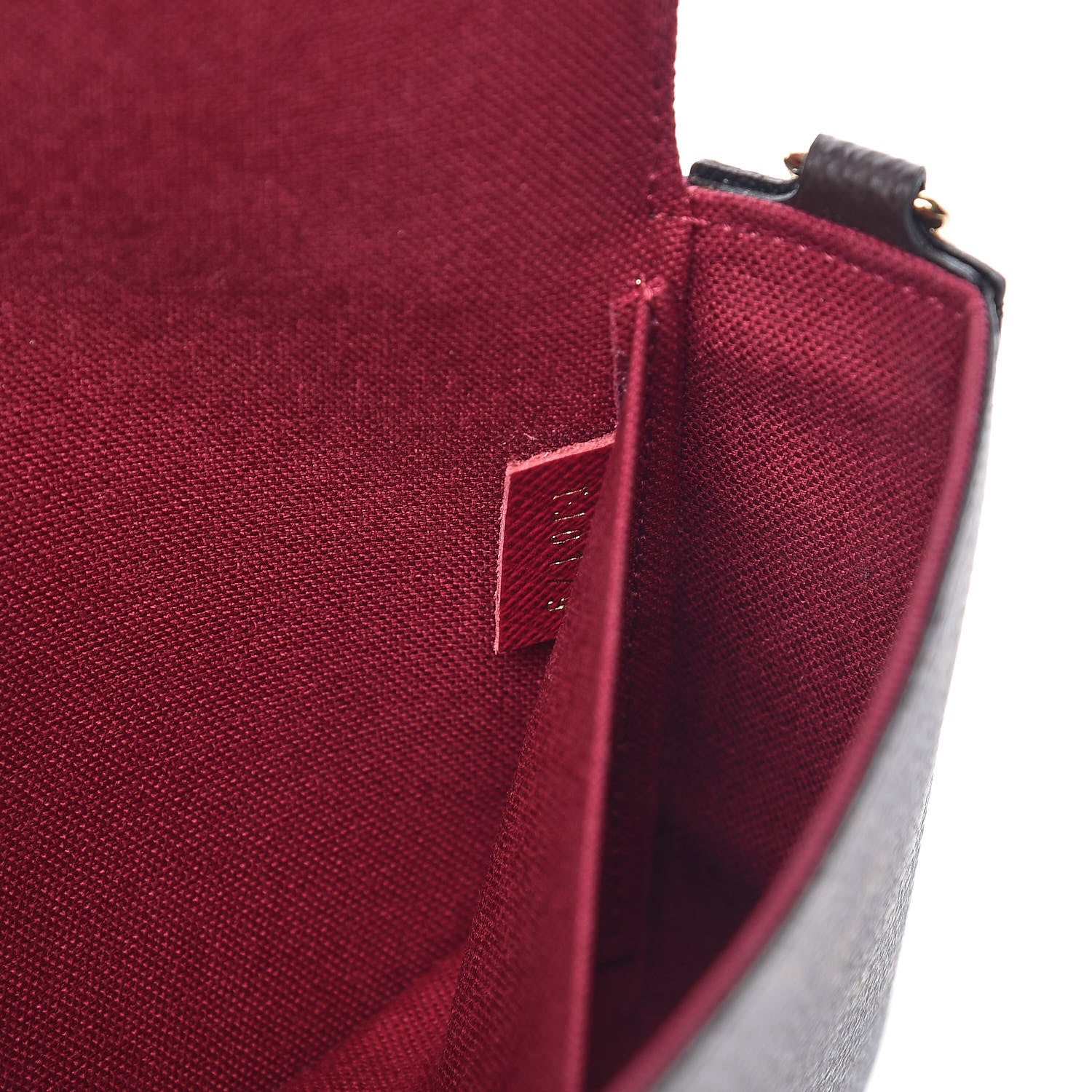 Louis Vuitton Monogram Pochette Felicie Chain Wallet Fuchsia 7 of 13